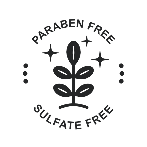 Free from sulfates and parabens